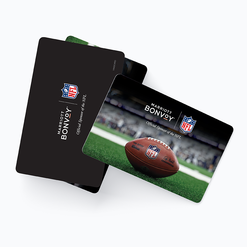 Marriott Bonvoy Brand Standard NFL Guest Key Cards, 1K RFID Vingcards Assa Abloy
