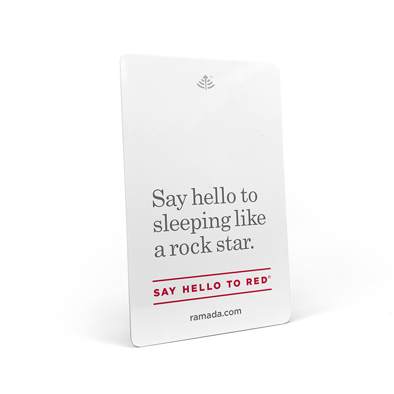 Ramada Inn Say Hello RFID Key Card