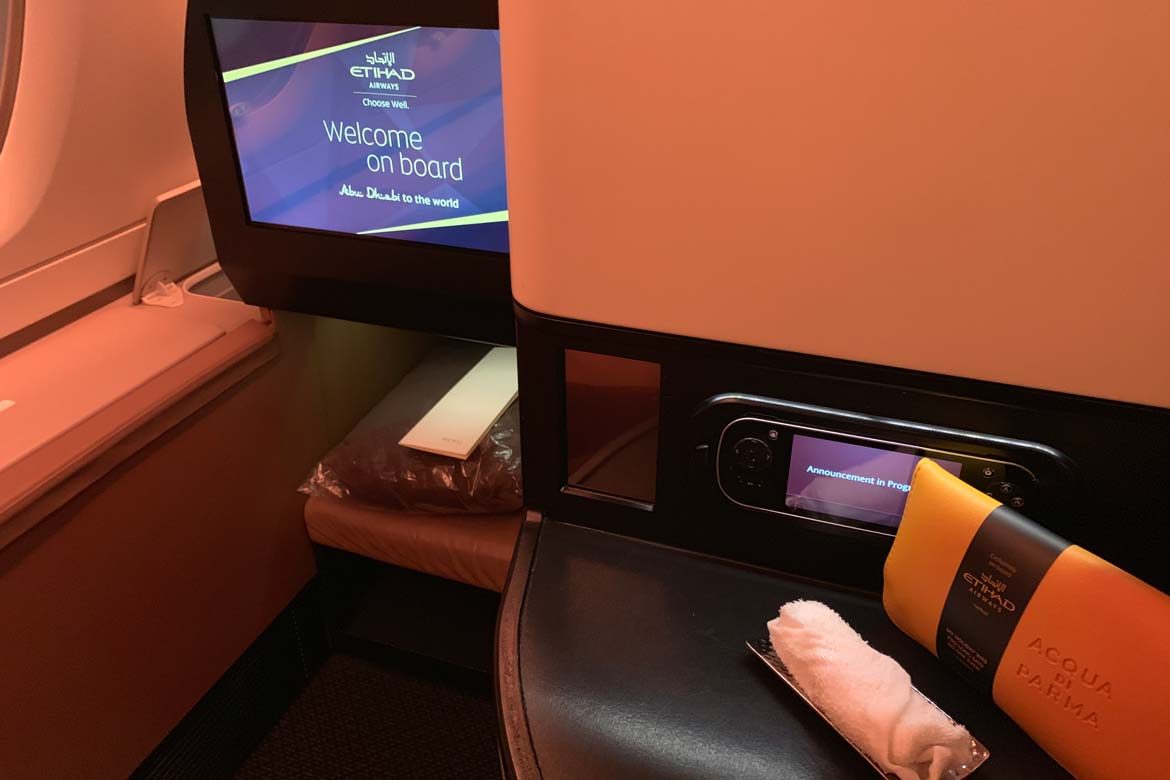 Etihad a380 business review
