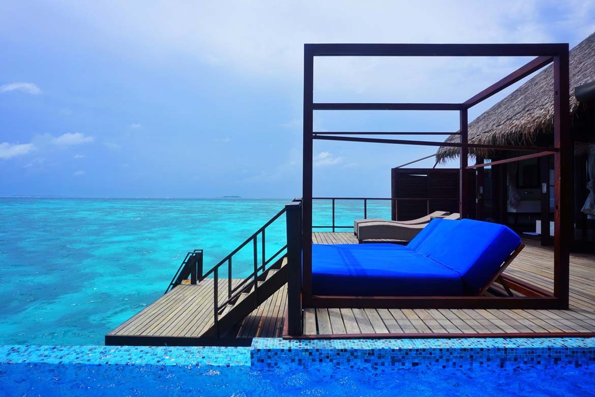 coco bodu Hithi Maldives hotel review overwater pool villa