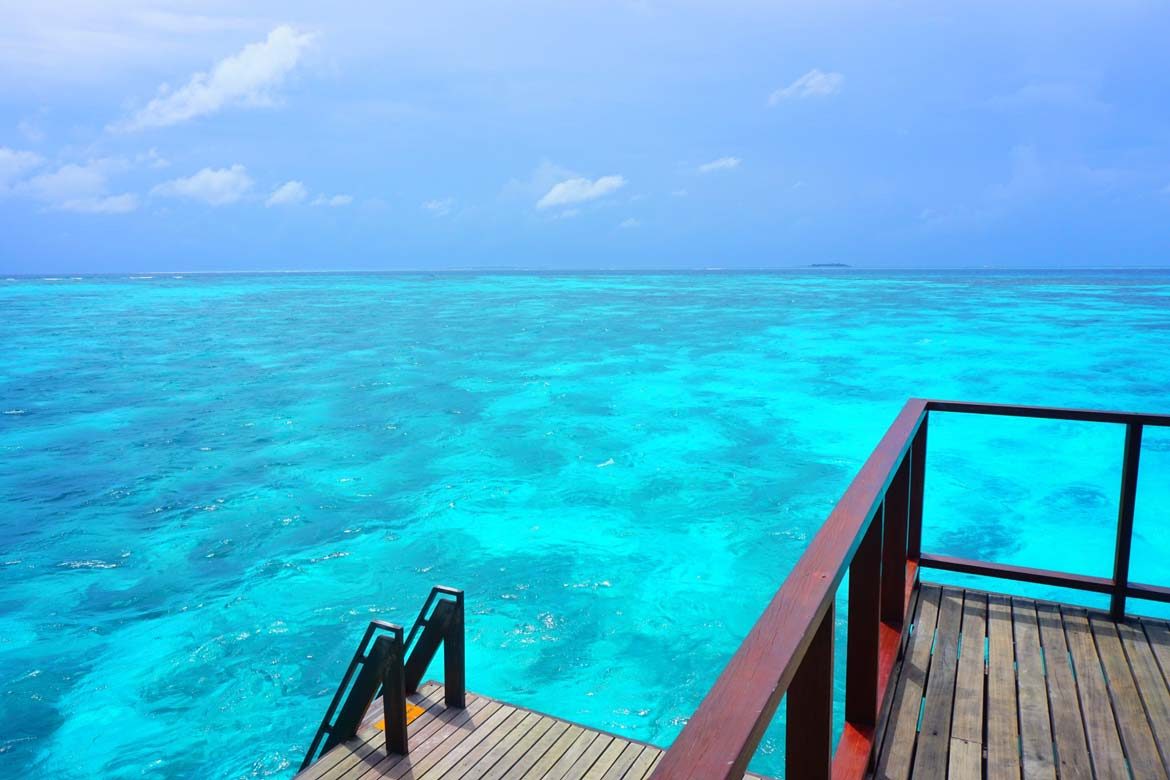 coco bodu Hithi Maldives hotel review overwater pool villa