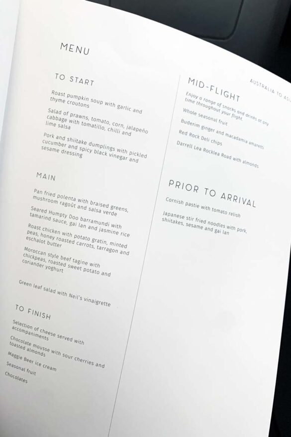 qantas business class A380 review