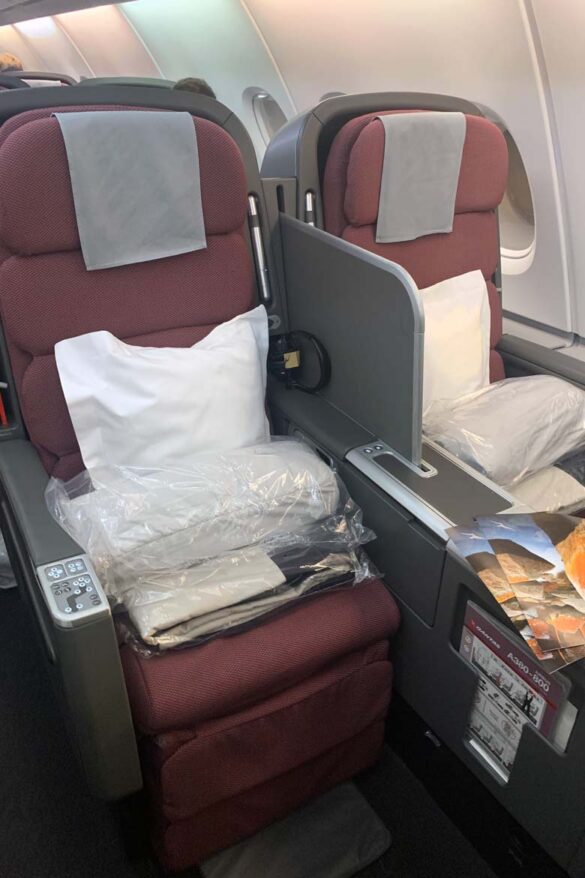 qantas business class A380 review