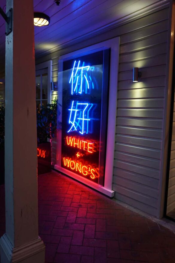 white and Wongs Auckland