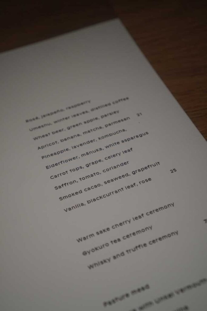 boxer by pasture menu