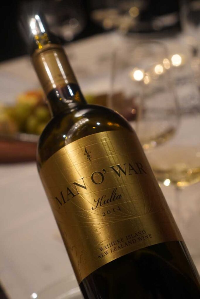 man o war Waiheke Island wines Kulta family series