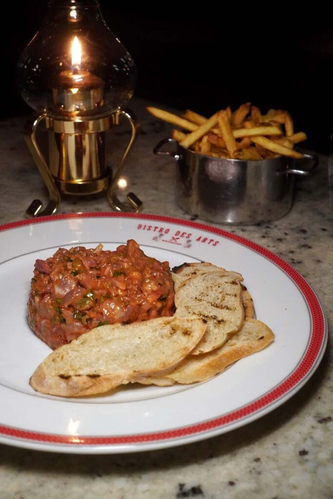 bistro des arts steak tartare