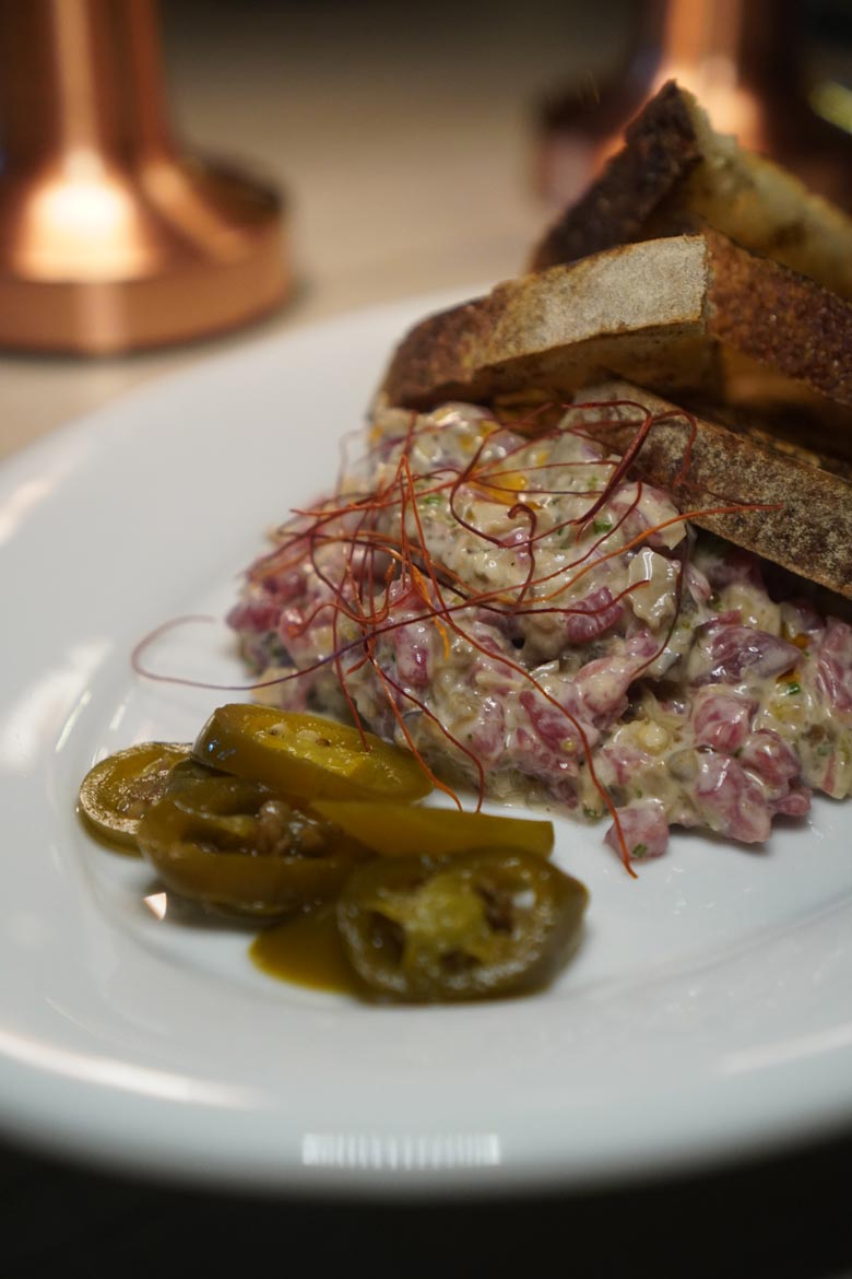 11 woodfire dubai beef tartare