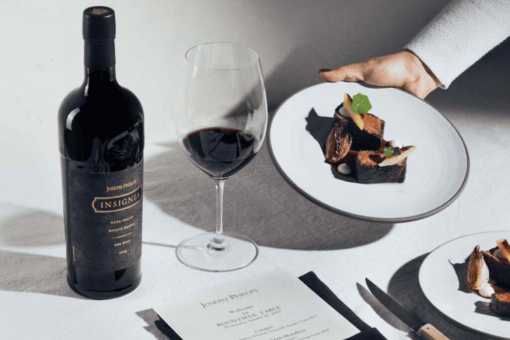 Joseph Phelps vineyard visit wine tasting review insignia