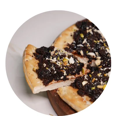 a close up of food