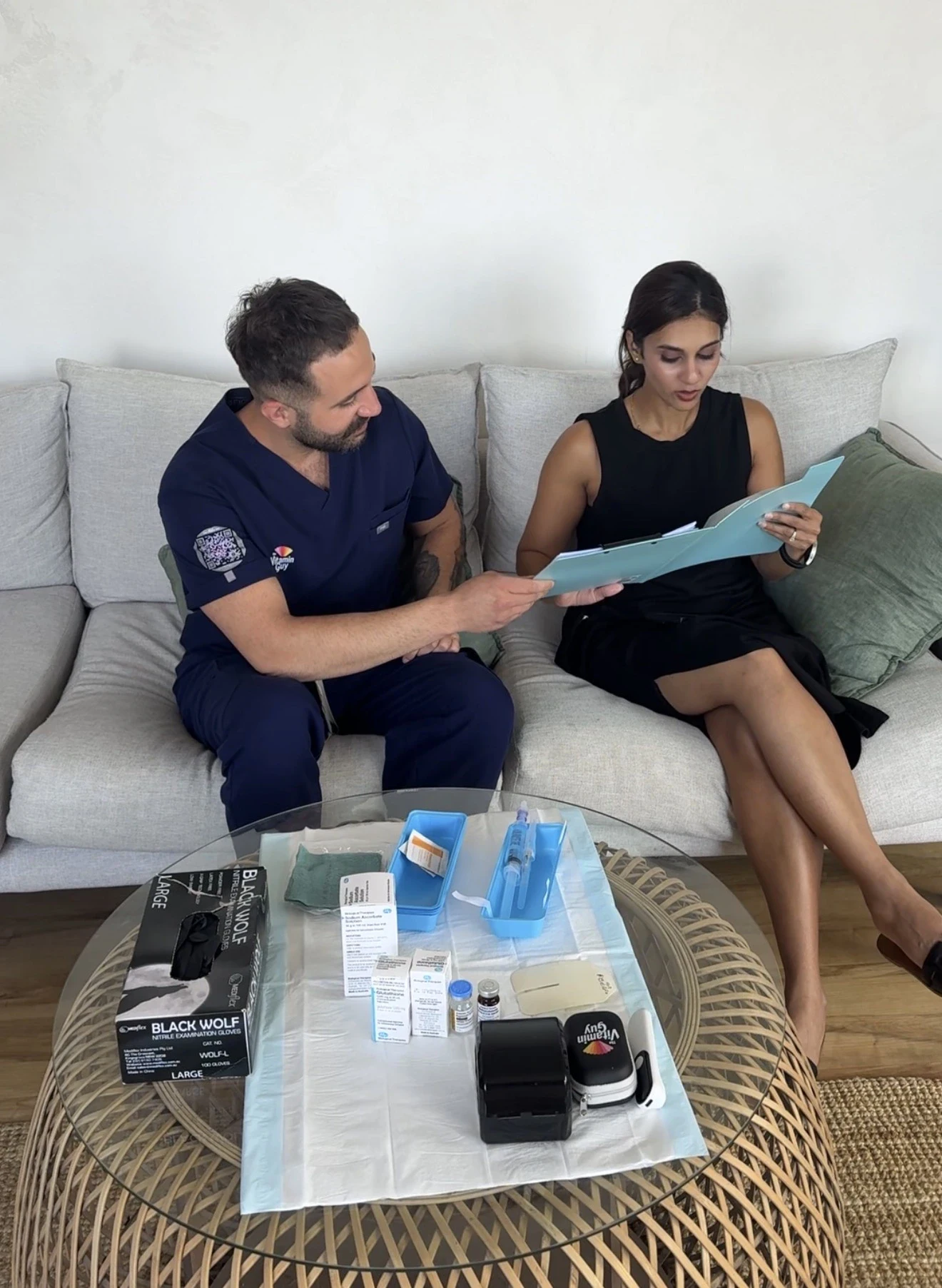 GP-prescribed mobile IV nutrient therapy delivered by The Vitamin Guy