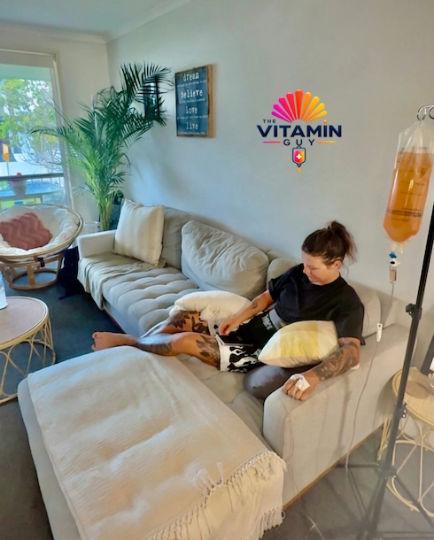 Mobile IV therapy at home in Byron Bay — AHPRA-registered nurse, The Vitamin Guy
