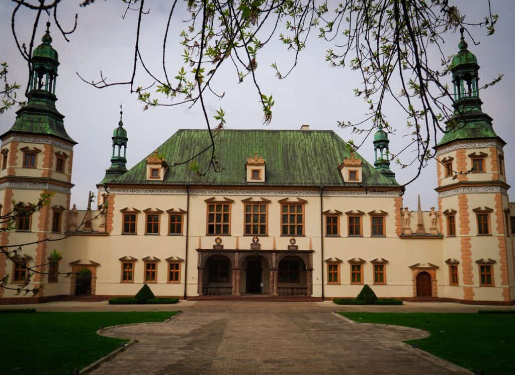 The Palace of the Krak&oacute;w Bishops in Kielce 