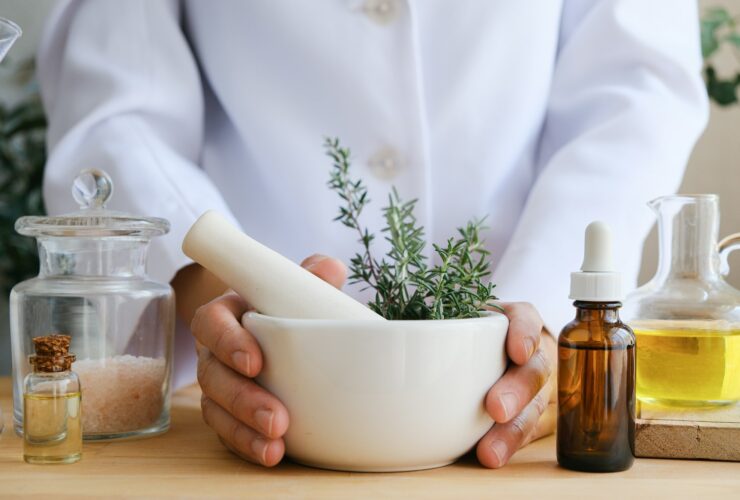 Natural medicine or herbal remedy for alternative treatment.