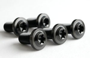 RaceLite Series Black Rear Rotor Bolts, 3/8-16×3/4 TORX (5pk)