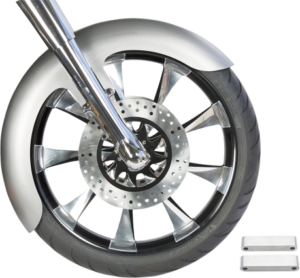 21" OCF Steel Wrap Front Fender w/ Raw Spacers - 14-17 Touring RWD-50134 - 2
