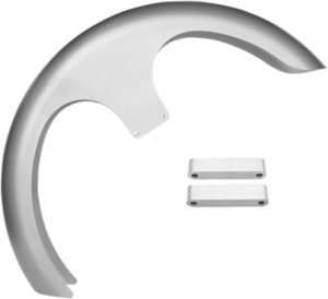 30" LS-2 Steel Wrap Front Fender w/ Raw Spacers - 94-13 Touring RWD-50142 - 2