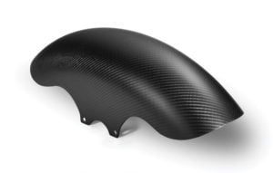 19" Carbon Fiber Front Fender, Matte, 2014-2023 Touring