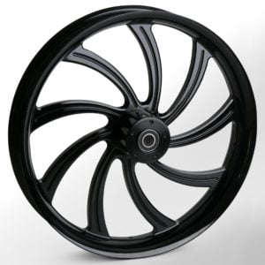 harley black wheels - Sly Black 21 x 3.25 Wheel Vixen Performance