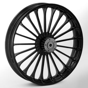 Black Harley Wheel - Turbine Wheel