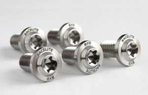 RaceLite Series Natural Front Rotor Bolts, 5/16-18x3/4 TORX