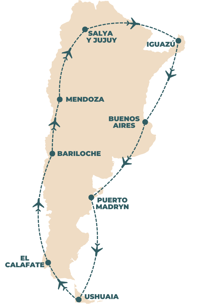 ARGENTINA DE PUNTA A PUNTA ARGENTINA DE PUNTA A PUNTA