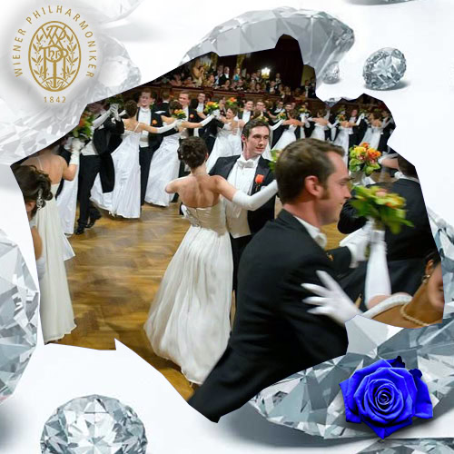 Wiener Philharmonikerball - Musikverein - BlueRose Ballbegleitung, Tanzpartner und Taxitänzer