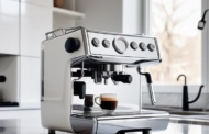 Trendy White Espresso Machine: Modern Home Essential