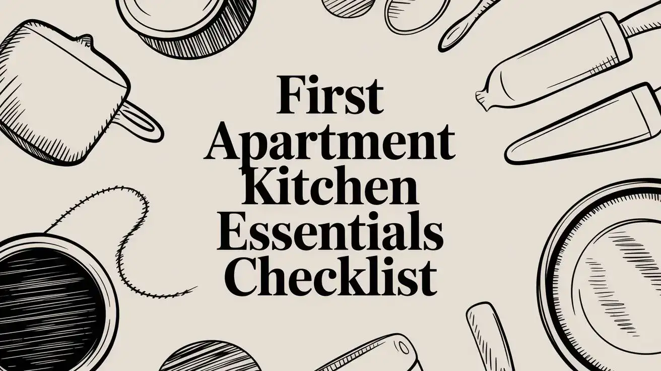 First Apartment Kitchen Essentials Checklist