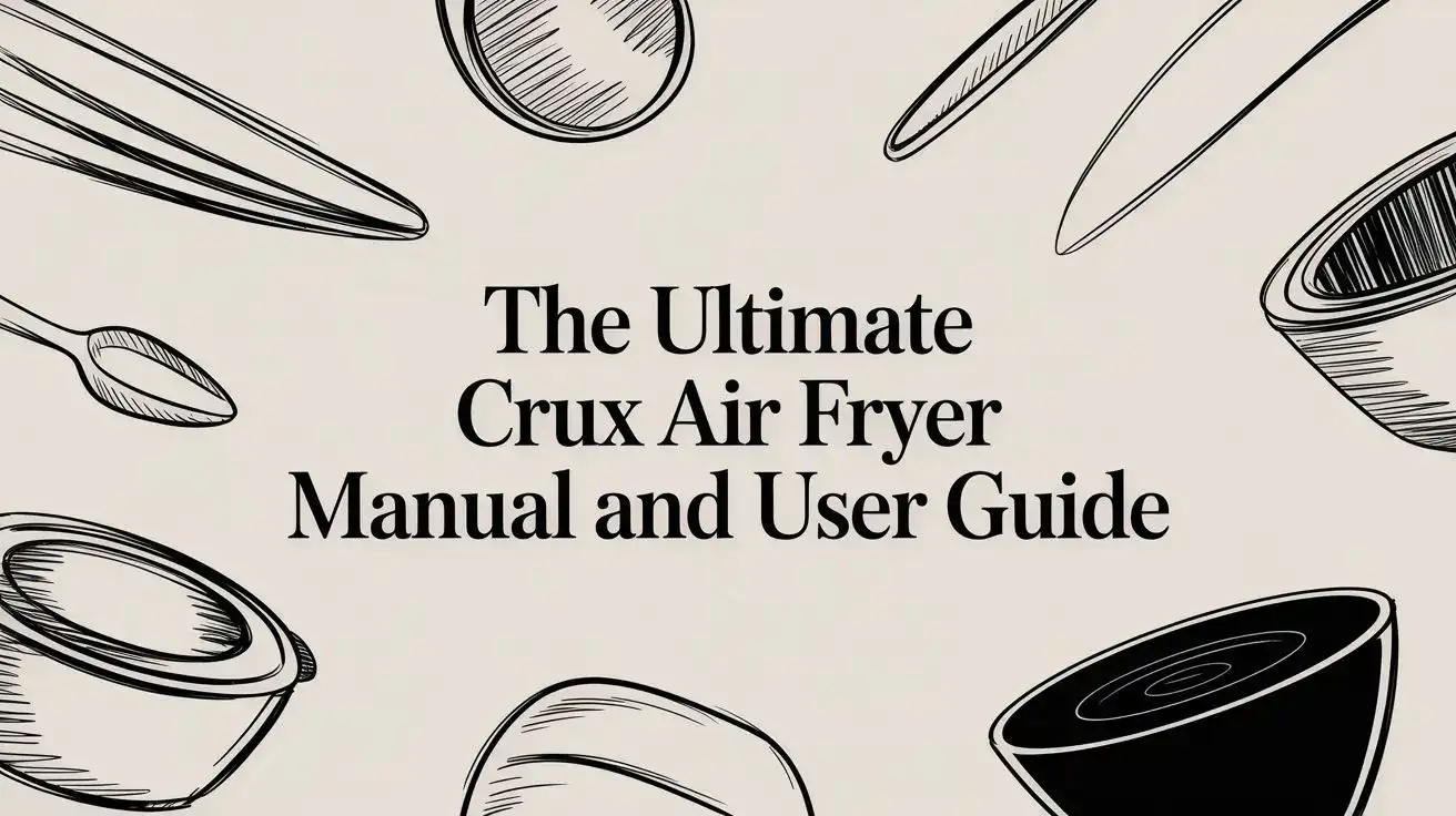 The Ultimate Crux Air Fryer Manual and User Guide