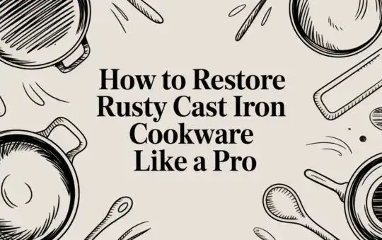 How to Restore Rusty Cast Iron Cookware Like a Pro