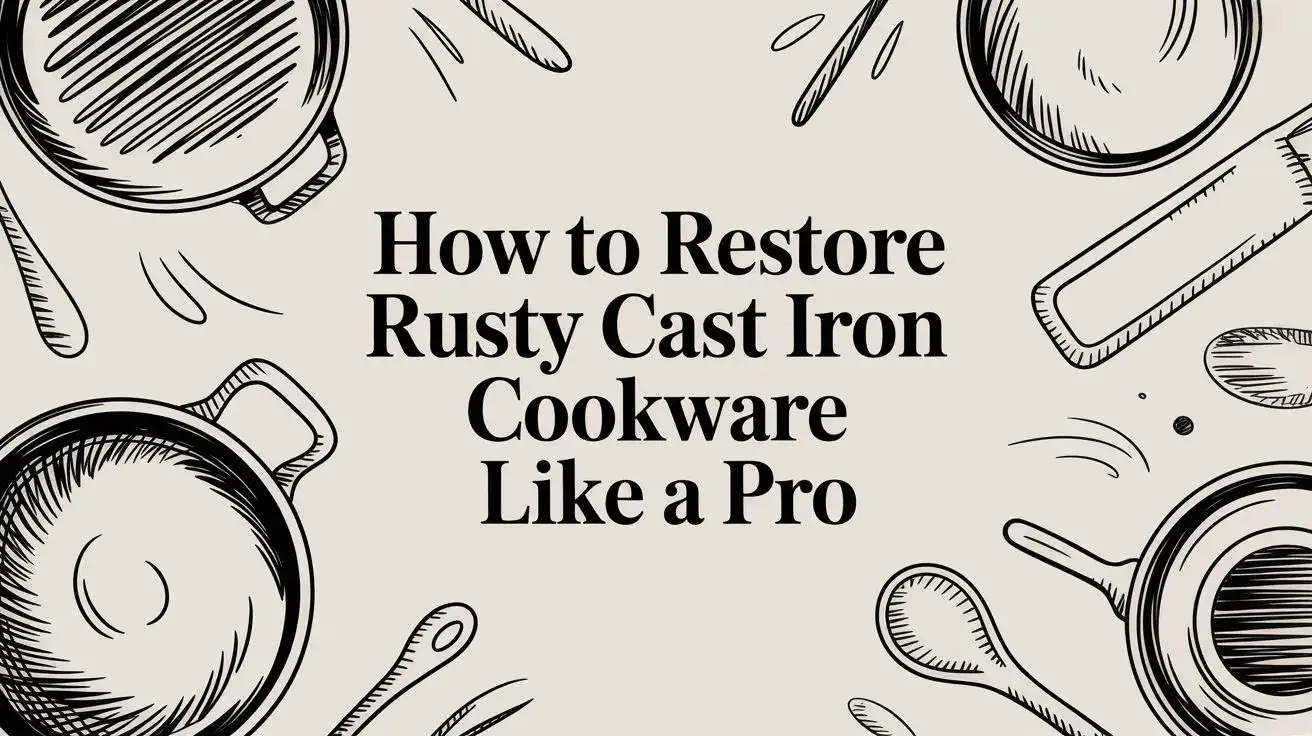 How to Restore Rusty Cast Iron Cookware Like a Pro