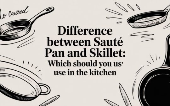 Difference Between Saut&eacute; Pan and Skillet: Which Should You Use in the Kitchen