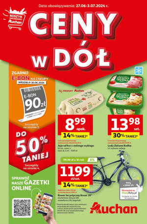 gazetka promocyjna auchan ceny w dół