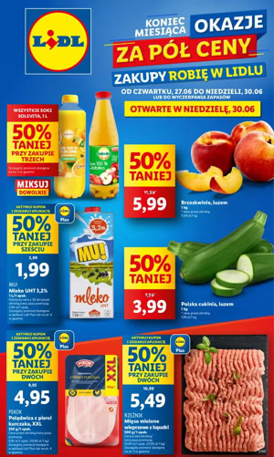 gazetka promocyjna lidl okazje za pół ceny