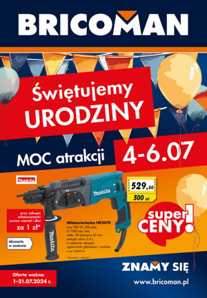 gazetka promocyjna bricoman Świętujemy urodziny moc atrakcji