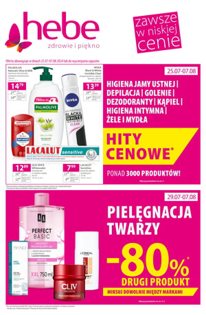 gazetka promocyjna drogerii hebe Hity cenowe