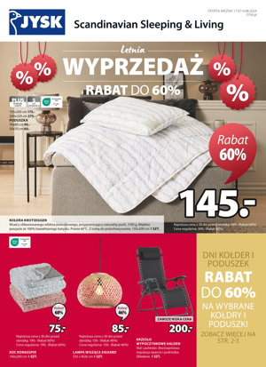 gazetka jysk wyprzedaż