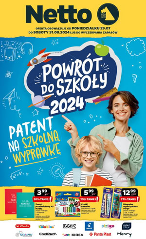 gazetka promocyjna Netto Powrót do szkoły 2024