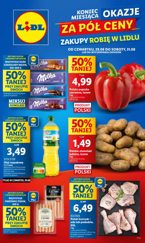 Gazetka promocyjna Lidl od czwartku 29 08