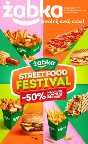 gazetka promocyjna żabka Street Food Festival