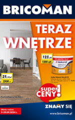 Gazetka promocyjna bricoman Teraz wnętrze