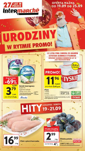 Gazetka promocyjna intermarche Urodziny w rytmie PROMO