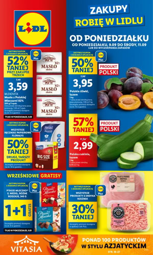 Gazetka promocyjna Lidl od poniedziałku 7 09