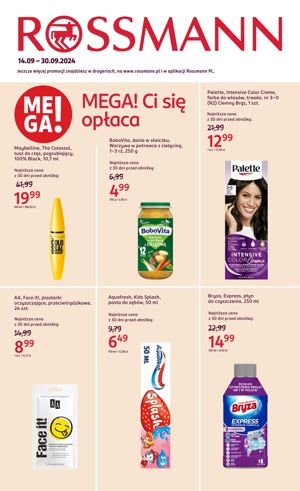 gazetka promocyjna Rossmann mega się opłaca