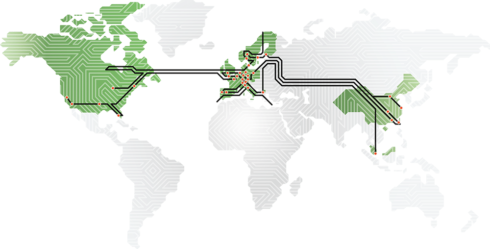 NCAB Group world map