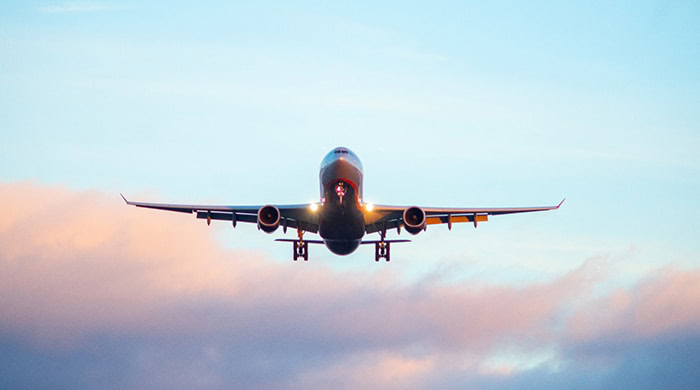 Aeroplane symbolozing aerospace - one of the industries we serve | NCAB Group