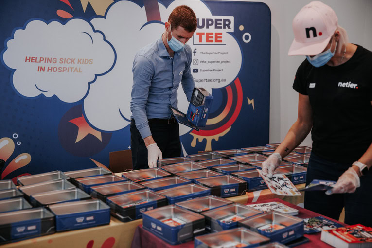 Netier IT Community SuperTee Packing Event