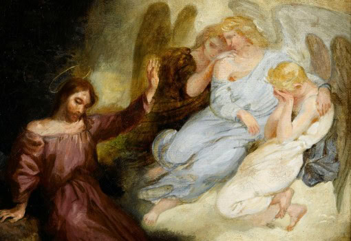 Esquisse pour Le Christ au Jardin des Oliviers, Eugène Delacroix