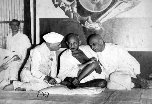 Nehru, Gandhi et Patel